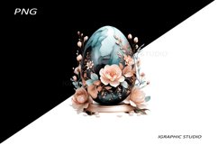 Easter Clipart, Easter Egg Clipart, Easter Bunny Png Product Image 1