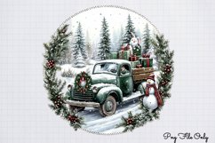 White Rustic Christmas Clipart PNG Product Image 1