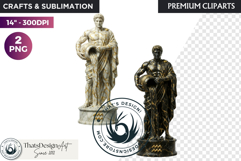 Zodiac Astrology Black and white Marble Statues Horoscope Product Image 1