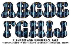 Graduation Alphabet png clipart, graduation letters doodle Product Image 2