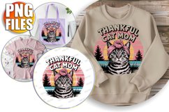 LUMINOUS TSHIRT Design Ideas, Retro Cat Product Image 1