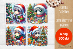 Design of a stand for sublimation of Christmas stories Product Image 1
