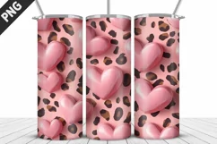 Valentines Love Skinny Tumbler PNG Wrap| Valentines Tumbler Product Image 5
