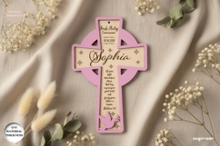 Holy Communion Crosses SVG Bundle | Custom Name Cross Product Image 12