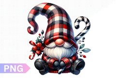 Christmas Gnome Sublimation Clipart PNG Product Image 1