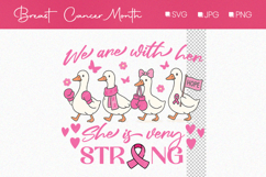 She is very Strong Pink Design, Breast Cancer Awarness month Product Image 1