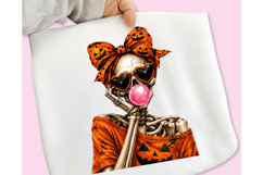 Cute Skeleton Halloween PNG, Funny Halloween Skeleton PNG Product Image 4