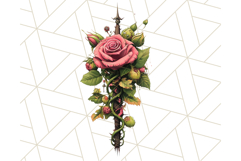 Floral Punk Frogs PNG - Neon Reble Grunge Amphibians Clipart Product Image 4