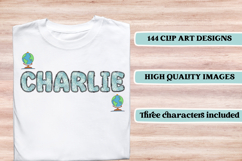 Back to School Alphabet png, letters doodle, school clipart Product Image 6