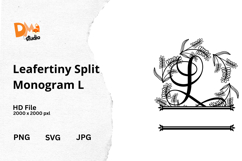 Leafertiny Split Monogram Product Image 1