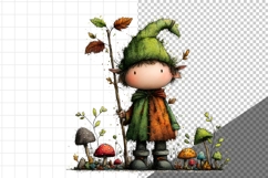 Watercolor Elf, Whimsical, Product Image 5