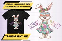 Vibrant PNG Design for T-Shirts and Bags , Easter Bunny Product Image 1