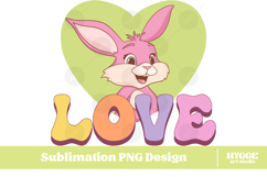 Easter Sublimation PNG Bundle Bunny Chick Farm Hip Hop Joy Product Image 3