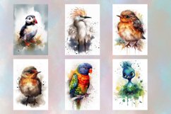 17 Watercolor Birds Wall Art ,Jpg 12x18 inch Product Image 2