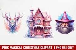 Pink Magical Christmas Sublimation Product Image 1