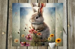 Cute Rabbit | 11 children skinny tumbler Sublimation designs Product Image 12