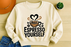 Coffee Quote SVG T-Shirt Design Product Image 1