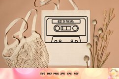 Best of the 80s, retro cassette svg Product Image 1