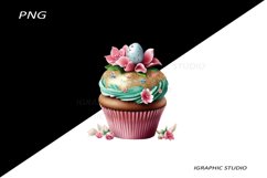 Easter Cupcake Clipart Product Image 1