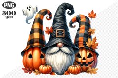 Halloween Gnomes Sublimation - Clipart PNG Design Product Image 1