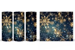 Shimmer Snowflakes Tumbler. Snowflakes Tumbler Design Product Image 2