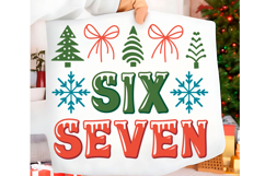 Six Seven 6 7 67 Christmas Png Bundle Product Image 8