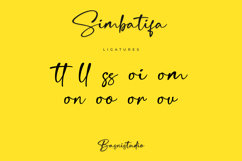 Simbatifa a Handwritten Font Product Image 12