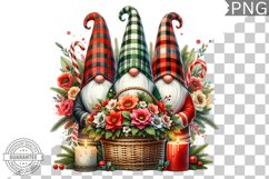Christmas Gnome Sublimation - Clipart PNG Design Product Image 1