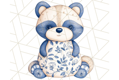 Cute Stuffed Animal Clipart, Chinoiserie Nursery Decor Png Product Image 4