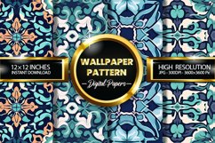 Wallpaper Pattern Digital Papers - 04 Variations Product Image 1