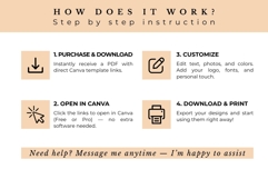 Cookie Order Form Minimalistic Black &amp; White Canva Template Product Image 5