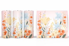 Flowers Tumbler Design. Sublimation Tumbler Flowers Product Image 2