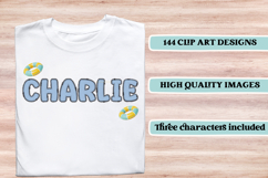 Summer Colors Alphabet clipart, summer colors letters doodle Product Image 6