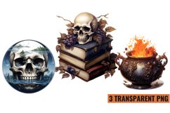 Watercolor Halloween Witch sublimation , PNG Product Image 1