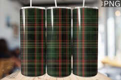 Green Christmas Plaid Tumbler Wrap -High Quality 300 Dpi Product Image 1