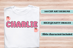 Mother&#039;s Day Alphabet clipart, mother’s day letters doodle Product Image 6