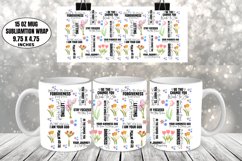 Motivational Mug Wrap Sublimation, Funny Mug Design Product Image 1