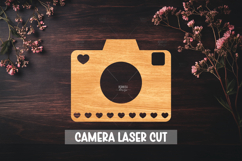 Minimalist Camera Laser Cut Design Product Image 1