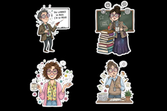 Funny Teacher Stickers Product Image 2