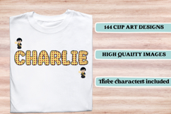 Wizard Magic School Alphabet Clipart, wizard letters doodle Product Image 6