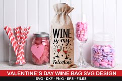 Valentine Wine Bag SVG Bundle -Valentine Design Product Image 3