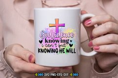 Godfidence knowing i can&#039;t but knowing he will PNG Product Image 3