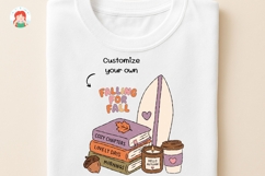 Retro Cozy Fall Clipart - Cute Pumpkin Sublimation Graphics Product Image 6