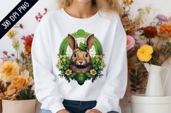St. Patrick&#039;s Day Bunny Sublimation -Bunny Sublimation Product Image 1