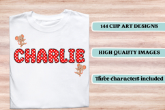 Happy Mouse Digital Papers, happy mouse doodle letters Product Image 7