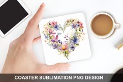 Spring Flower - Coaster Sublimation Design Product Image 1