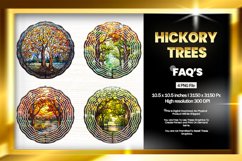 Hickory Trees Wind Spinner Sublimation - 04 Variations Product Image 1