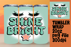Amazing 20oz Tumbler Wrap Download , Woman Eyes Product Image 1