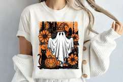 Vintage Halloween PNG Bundle, Vintage Halloween Distressed Product Image 3