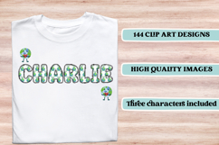 Earth Day Alphabet png clipart, earth day letters doodle Product Image 6